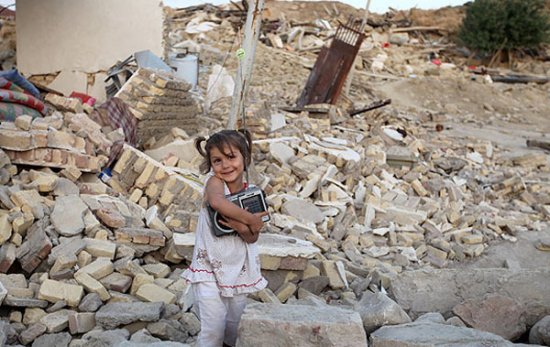 عکسی از زلزله ایران که به شهرت جهانی رسید