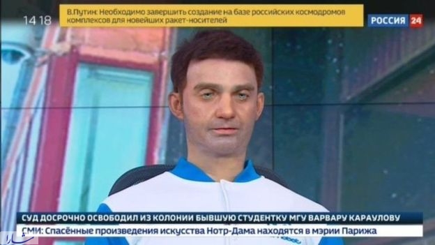 رباتی که در شبکه تلویزیونی روسیه خبرخوان شد