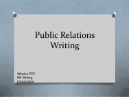 روابط عمومی نوشتاری